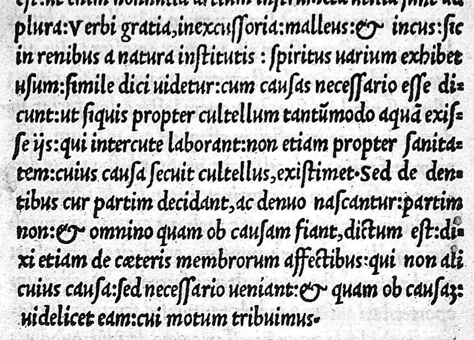 An illustration from Habentur hoc volumine haec Theodoro Gaza interprete: Aristotelis de natura animalium lib. IX, 1505, leaf 679