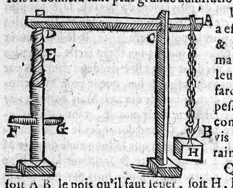 An illustration from Les livres de Hierosme Cardanus médecin Milannois, intitulez de la Subtilité, & subtiles inventions, ensemble les causes occultes et les raisons d'icelles, 1642, leaf 883