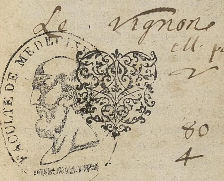 An illustration from Discours et abrégé de la vertu et propriété des eauyx d'Encausse..., 1611, leaf 6