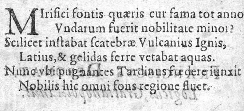 An illustration from Histoire naturelle de la fontaine qui brusle près de Grenoble, Tournon, G. Linocier, 1618, 1618, leaf 11