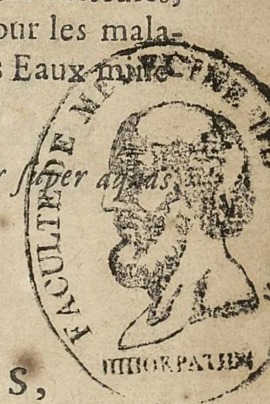 An illustration from Le secret des bains et eaux minerales de Vichy en Bourbonnais..., 1686, leaf 4