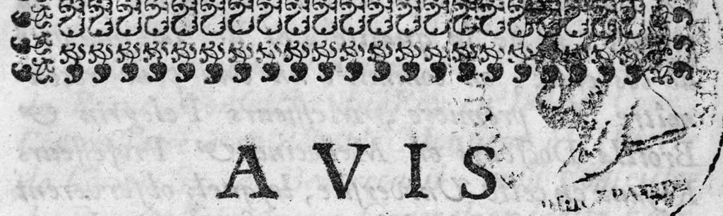 An illustration from Traité des bains de la ville d’Aix en Provence, et la maniere d’en user, par le Sr. de Castemont Medecin Espargerique, 1600, leaf 2