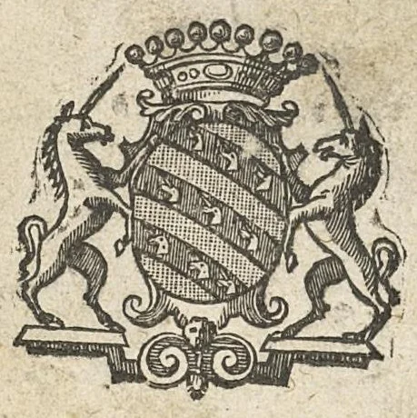 An illustration from Traité des eaux mineralles ou la nouvelle fontaine de Saint Gondon avec une pathologie chimique des fièvres..., 1676, leaf 1