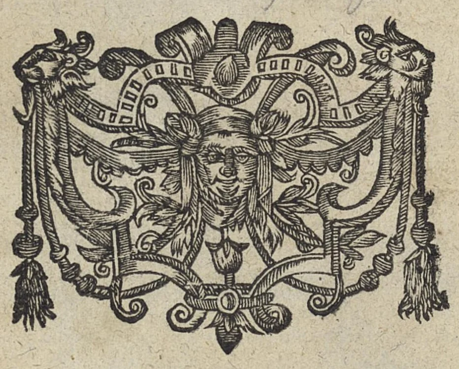 An illustration from Advertissement a Theophraste Renaudot contenant les Memoires pour justifier les Anciens droicts & privilèges de la Faculté de médecine de Paris, 1641, leaf 0