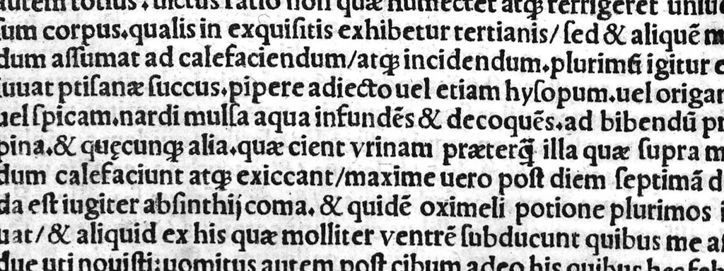 An illustration from Galeni in Aphorismos Hippocratis ab ipso Nicolao Leoniceno Vicentino interprete, diligentius emendati et recogniti, simulatque caeteri sequentes:Nicolai Leoniceni de Tribus doctrinis ordinatis secundum Galeni sententiam , Ars parva, Therapeutica ad Glauconem, de Potentiis naturalibus, Quaestio de virtute formativa, de Crisibus, de Inaequali intemperatura, 1524, leaf 303