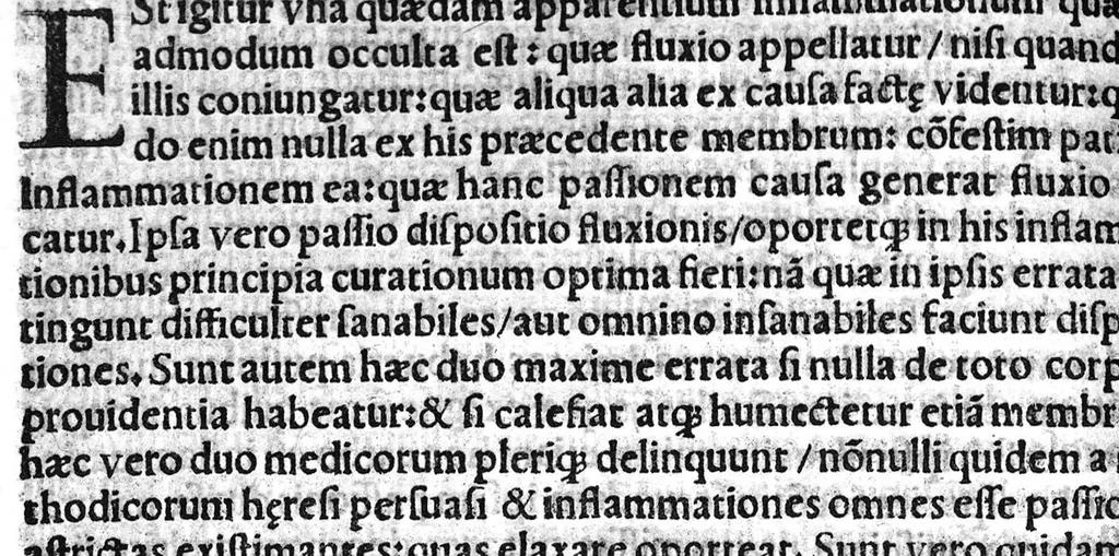 An illustration from Galeni in Aphorismos Hippocratis ab ipso Nicolao Leoniceno Vicentino interprete, diligentius emendati et recogniti, simulatque caeteri sequentes:Nicolai Leoniceni de Tribus doctrinis ordinatis secundum Galeni sententiam , Ars parva, Therapeutica ad Glauconem, de Potentiis naturalibus, Quaestio de virtute formativa, de Crisibus, de Inaequali intemperatura, 1524, leaf 321