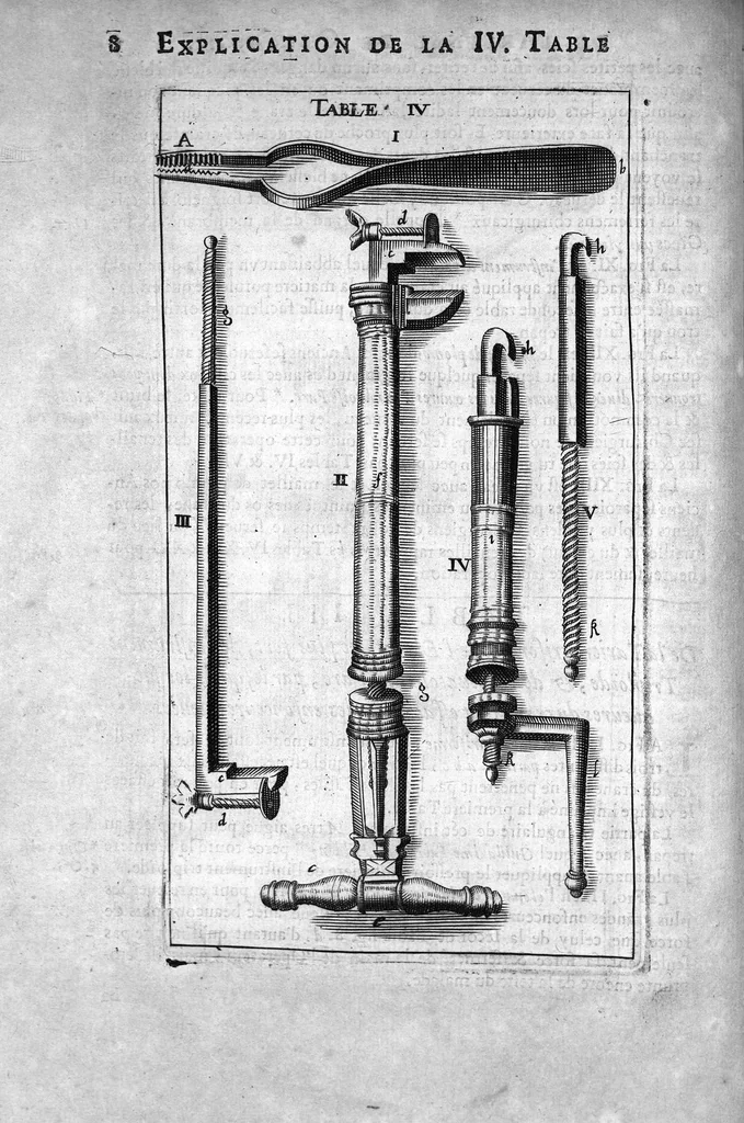 An illustration from L'arcenal de chirurgie, 1675, leaf 23