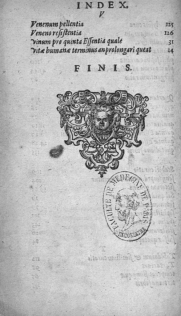 An illustration from Ioannis de Rupescissa de consideratione quintae essentiae rerum omnium, opus sane egregium, 1597, leaf 296