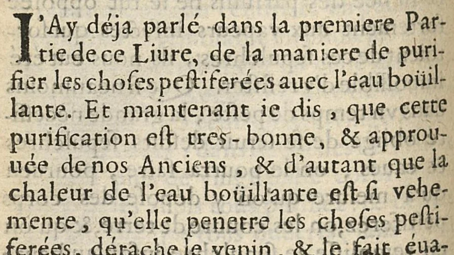 An illustration from Preservatifs et remedes contre la peste, ou le capucin charitable, enseignant la methode pour remedier aux grandes miseres que la peste a coutume de causer parmy les peuples..., 1668, leaf 327