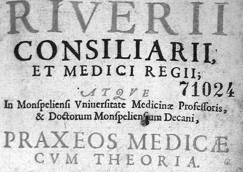 An illustration from Praxis medica cum theoria. Tomus secundus, 1660, leaf 0
