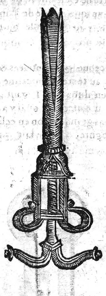 An illustration from Annotations...sur toute la chirurgie de M. Gui de Chauliac..suivie de Interprétation des langues...avec figures des instruments chirurgicaux..par Isaac Joubert, 1632, leaf 424