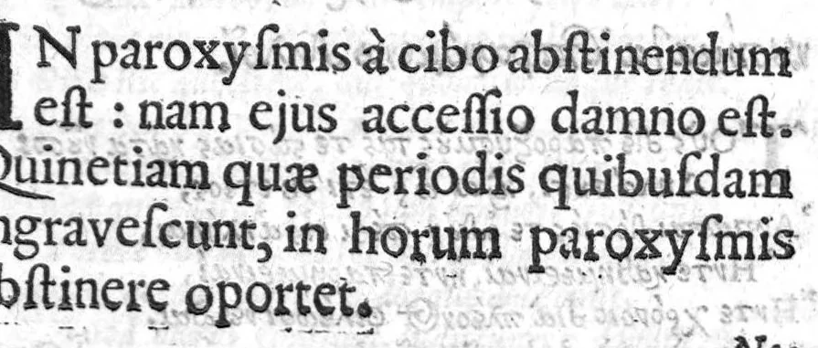 An illustration from Hippocratous tou megalou hoi aphorismoi pezikoi te kai emmetroi / Hippocratis Magni Aphorismi Soluti et Metrici, Interprete Joanne Heurnio, Medico Ultrajectino, Mataphrastis Joanne Frero, Medico-poëta et Radulpho Wintertono, Medicinae et Poeseös Graecae studioso, 1633, leaf 29