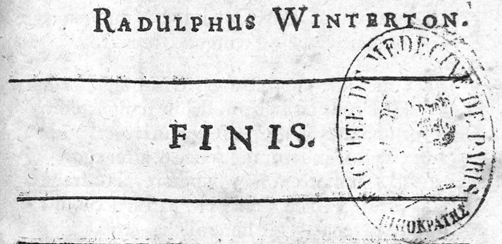 An illustration from Hippocratous tou megalou hoi aphorismoi pezikoi te kai emmetroi / Hippocratis Magni Aphorismi Soluti et Metrici, Interprete Joanne Heurnio, Medico Ultrajectino, Mataphrastis Joanne Frero, Medico-poëta et Radulpho Wintertono, Medicinae et Poeseös Graecae studioso, 1633, leaf 355