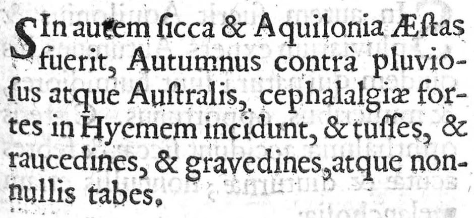 An illustration from Hippocratous tou megalou hoi aphorismoi pezikoi te kai emmetroi / Hippocratis Magni Aphorismi Soluti et Metrici, Interprete Joanne Heurnio, Medico Ultrajectino, Mataphrastis Joanne Frero, Medico-poëta et Radulpho Wintertono, Medicinae et Poeseös Graecae studioso, 1633, leaf 91