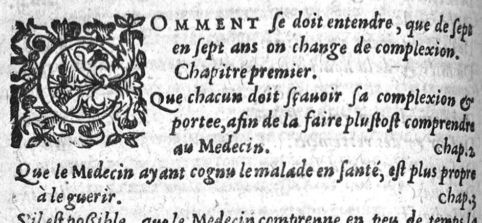 An illustration from La premiere et seconde partie des erreurs populaires, touchant la Medecine et le regime de santé. Par M. Laurent Joubert, Conseiller et Medecin ordinaire du Roy, et du Roy de Navarre, premier Docteur Regent, Chancelier et juge de l’université en Medecine de Montpellier. Avec plusieurs autres petits traictez, lesquels sont specifiez en la page suyvante,, 1587, leaf 259