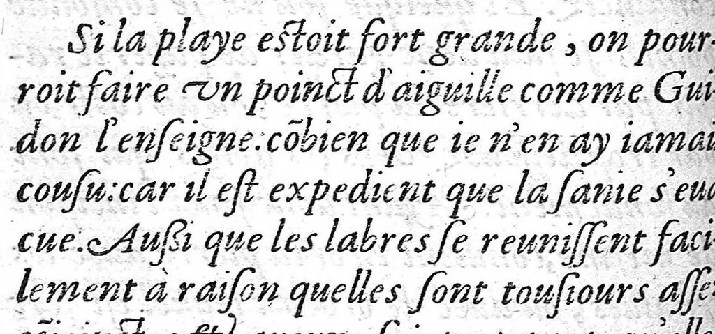 An illustration from Petit traite contenant une des parties principalles de Chirurgie, laquelle les Chirurgiens hernieres exercent, ainsi quil est montre en la page suivante. Fait par Pierre Franco chirurgien de Lausane. Il faut endurer pour durer, 1556, leaf 81