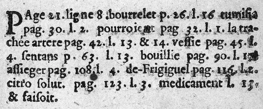 An illustration from Observations medicinales et chirurgicales, avec histoires, noms, pays, saisons & temoignages, 1617, leaf 157