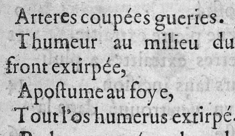 An illustration from Observations medicinales et chirurgicales, avec histoires, noms, pays, saisons & temoignages, 1617, leaf 18