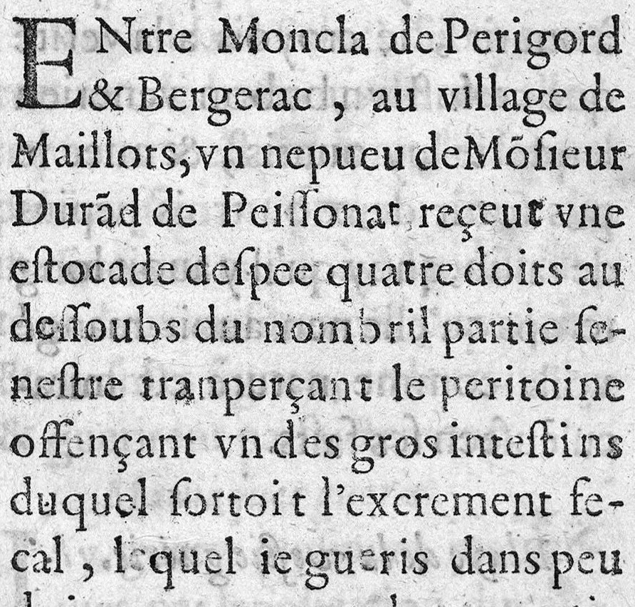 An illustration from Observations medicinales et chirurgicales, avec histoires, noms, pays, saisons & temoignages, 1617, leaf 79