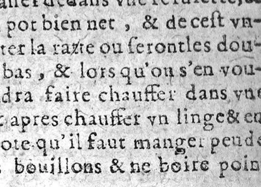 An illustration from Bastiment de receptes, traduit de l'italien en françois, augmenté d'une infinité de beaux secrets depuis peu mis en usage, avec un autre petit traité de recepte intitulé le plaisant jardin,, 1645, leaf 168