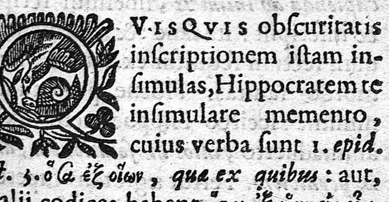 An illustration from Quae ex quibus. Opusculum vere aureum, ac praecipua prognoseos mysteria reserans, 1645, leaf 16