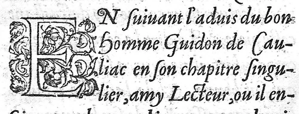 An illustration from La Methode Curative des Playes et Fracture de la teste humaine. Avec les pourtraits des Instruments necessaires pour la curation d’icelles. Par M. Ambroise Paré Chirurgien ordinaire du Roy, et Juré à Paris,, 1561, leaf 12