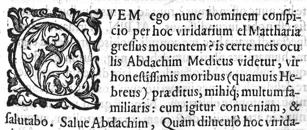 An illustration from De balsamo dialogus, 1591, leaf 12