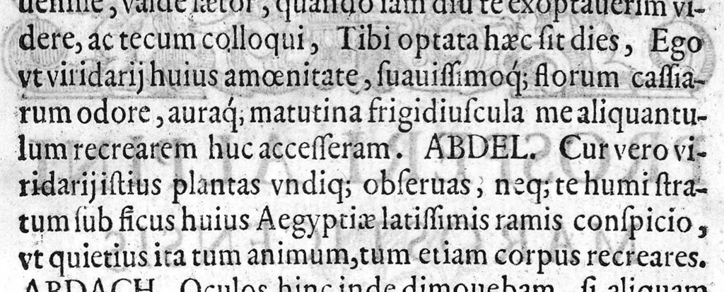 An illustration from De balsamo dialogus, 1591, leaf 13