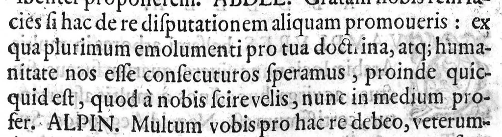 An illustration from De balsamo dialogus, 1591, leaf 14