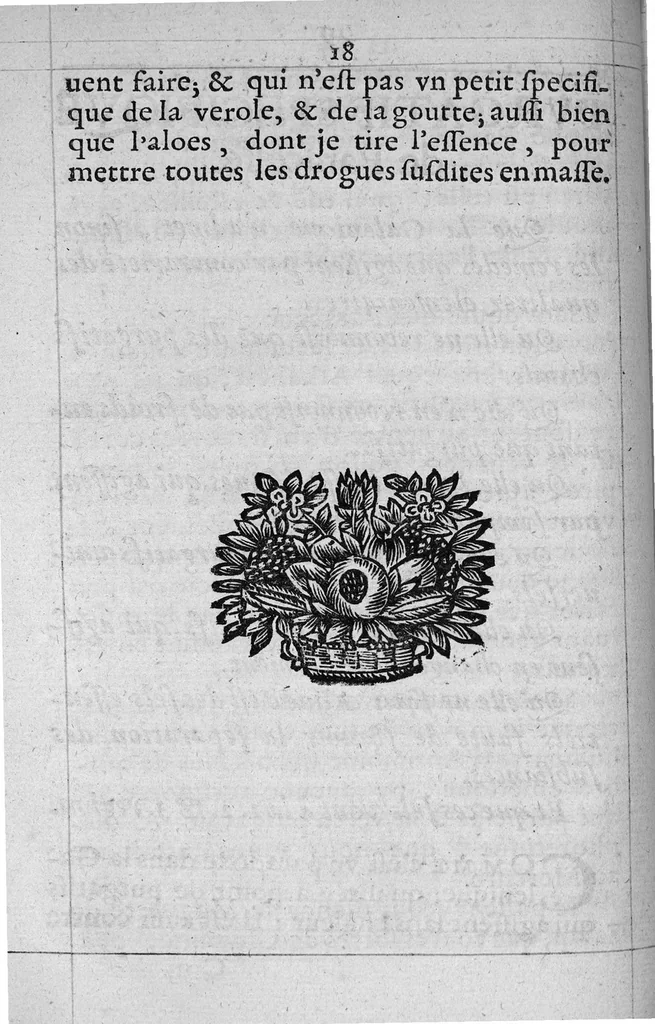 An illustration from Elémens philosophiques des arcanes et du dissolvant général, de leurs vertus, proprietez et effets : où sont ponctuellement expliquées en général leurs secrettes compositions, les expériences qui en ont été faites, l'ordre et la manière de s'en servir, pour les usages de la Médecine, 1668, leaf 37