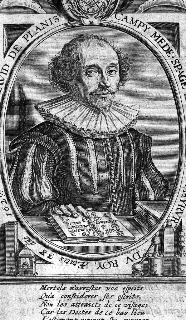 An illustration from Traicté de la vraye unique grande et universelle medecine des anciens...dite des recens or potable.., 1633, leaf 27