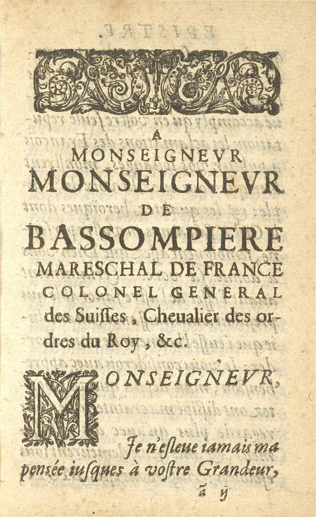An illustration from Nouvelles demonstrations, pour cognoistre la cause des fièvres intermitantes & continuës, dysenteries, dyarrhees, lysenteries, é tout autre flux de ventre. Avec un ample & asseuré prognostic sur chacune d'icelles, & les remedes specifiques pour leur guerison, 1645, leaf 5