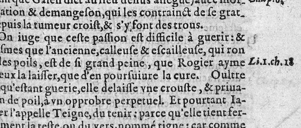 An illustration from La grande chirurgie de M. Gui de Chauliac, Medecin tres-fameux de l’Université de Monpelier, composee l’an de grace M.CCC.LXIII. Restituee nouvellement a sa dignité, par M. Laurens Joubert, Medecin ordinaire du Roy, et du Roy de Navarre, premier Docteur regent stipendié, Chancelier et Juge de ladicte Université. Voyez au prochain feuillet, ce que M. Joubert ha faict (outre sa nouvelle traduction) et fourny du sien, en recognoissant cest’ œuvre,, 1579, leaf 668