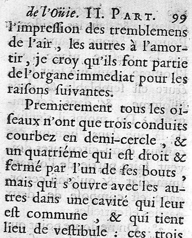 An illustration from Traité de l'organe de l'ouïe, 1683, leaf 154