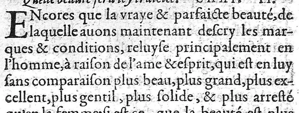 An illustration from Trois Livres de l'embellissement et ornement du corps humain, pris du latin de M. Jean Liebaut... et faict François, 1582, leaf 22