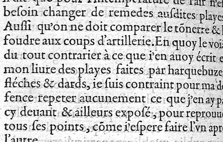 An illustration from Cinq livres de chirurgie. I. Des bandages 2. Des fractures. 3. Des luxations, avec une Apologie touchant les harquebousades. 4. Des morsures et piqueures venimeuses. 5. Des gouttes. Par Ambroise Paré, premier Chirurgien du Roy et juré à Paris,, 1572, leaf 285