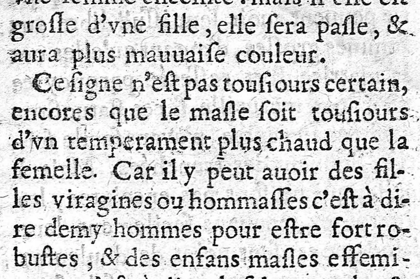 An illustration from Les Aphorismes, trad. par J. Vigier,..., 1666, leaf 506