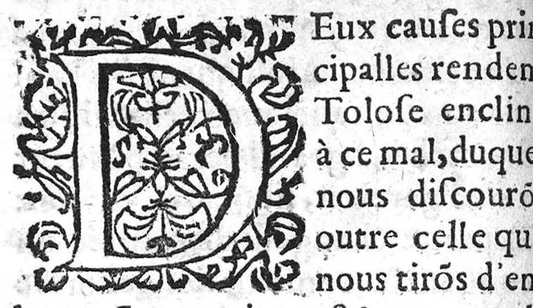 An illustration from Traicté de la dysenterie, et cure d’icelle, divisé en deux parties : l’une contenant la maladie, Causes, et Symptomes d’icelle : l’autre la Curation. Composé par Guillaume Souviros, Docteur en la faculté de Medecine de Montpellier, et Medecin en Tolose,, 1574, leaf 79