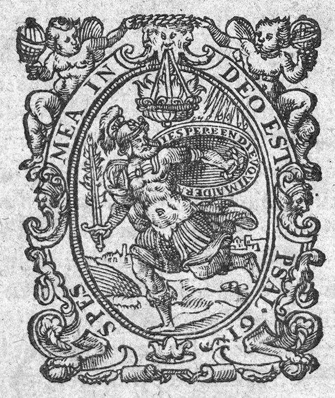 An illustration from Discours sur l’inapétence d’un enfant…qui n’a beu ny mangé depuis dix-neuf mois, ...seconde edition augmentee, 1612, leaf 0