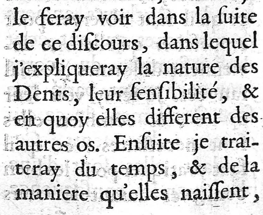 An illustration from Dissertation sur les dents, 1679, leaf 8