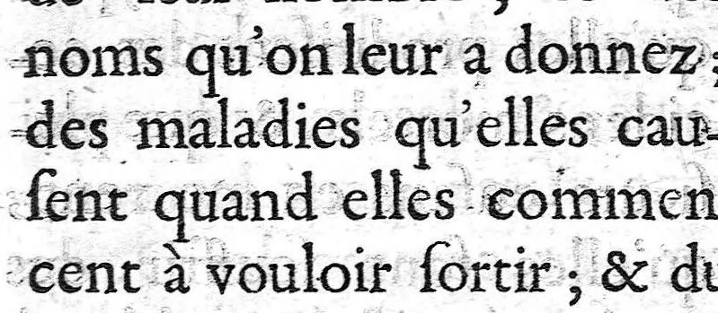 An illustration from Dissertation sur les dents, 1679, leaf 9
