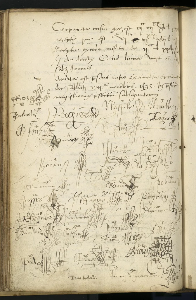 An illustration from Commentaires de la Faculté de médecine de Paris. Années 1532-1544, 1532, leaf 119