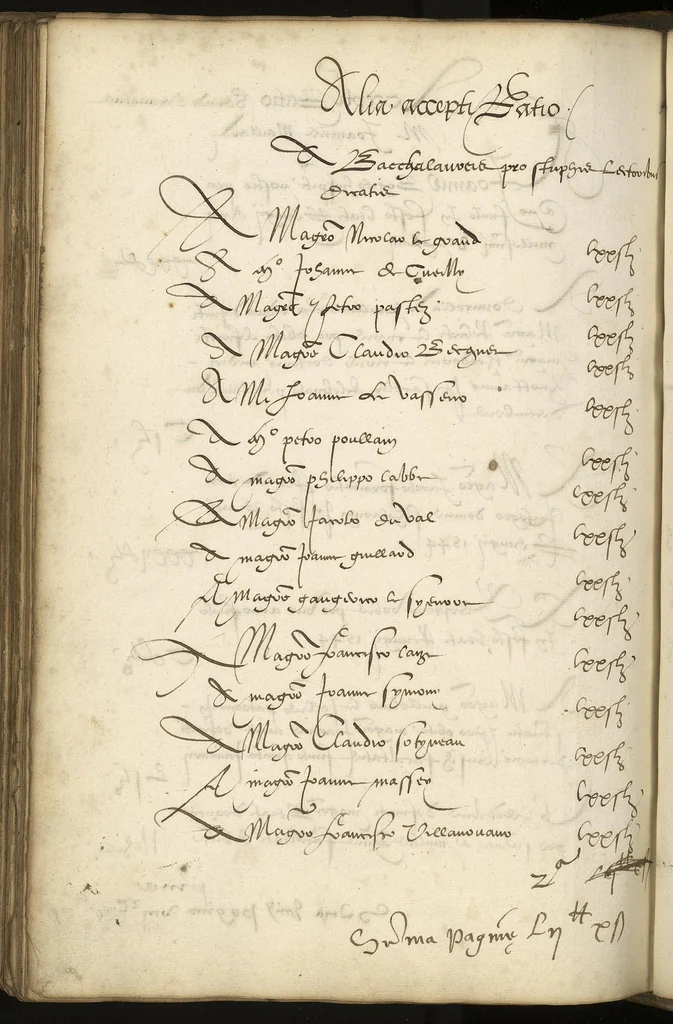 An illustration from Commentaires de la Faculté de médecine de Paris. Années 1532-1544, 1532, leaf 419