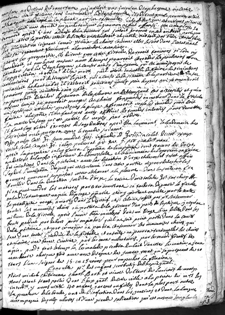 An illustration from Cahier des observations faites soubs monsieur Barbeyrac, 1686, leaf 100
