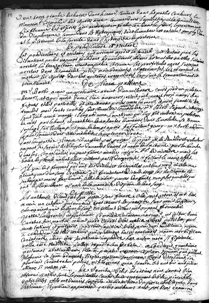 An illustration from Cahier des observations faites soubs monsieur Barbeyrac, 1686, leaf 23