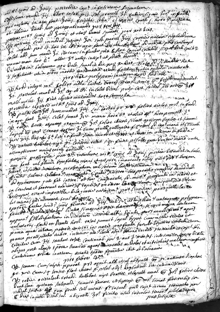 An illustration from Cahier des observations faites soubs monsieur Barbeyrac, 1686, leaf 92