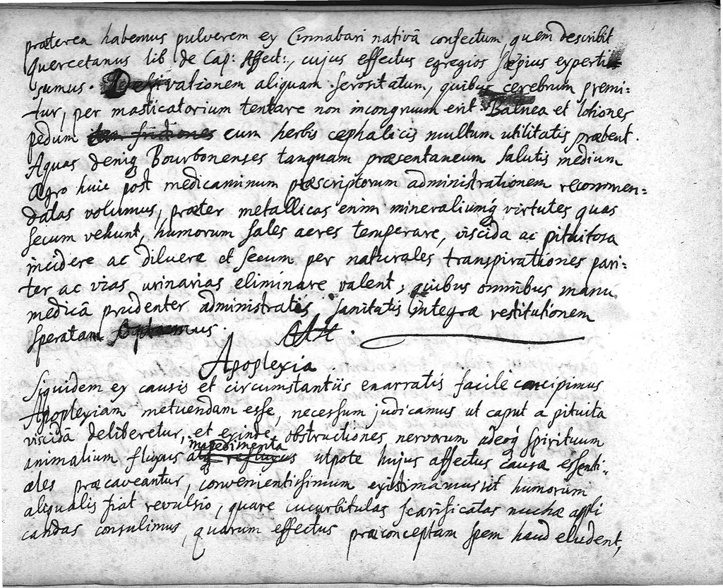 An illustration from Mélanges., 1686, leaf 116