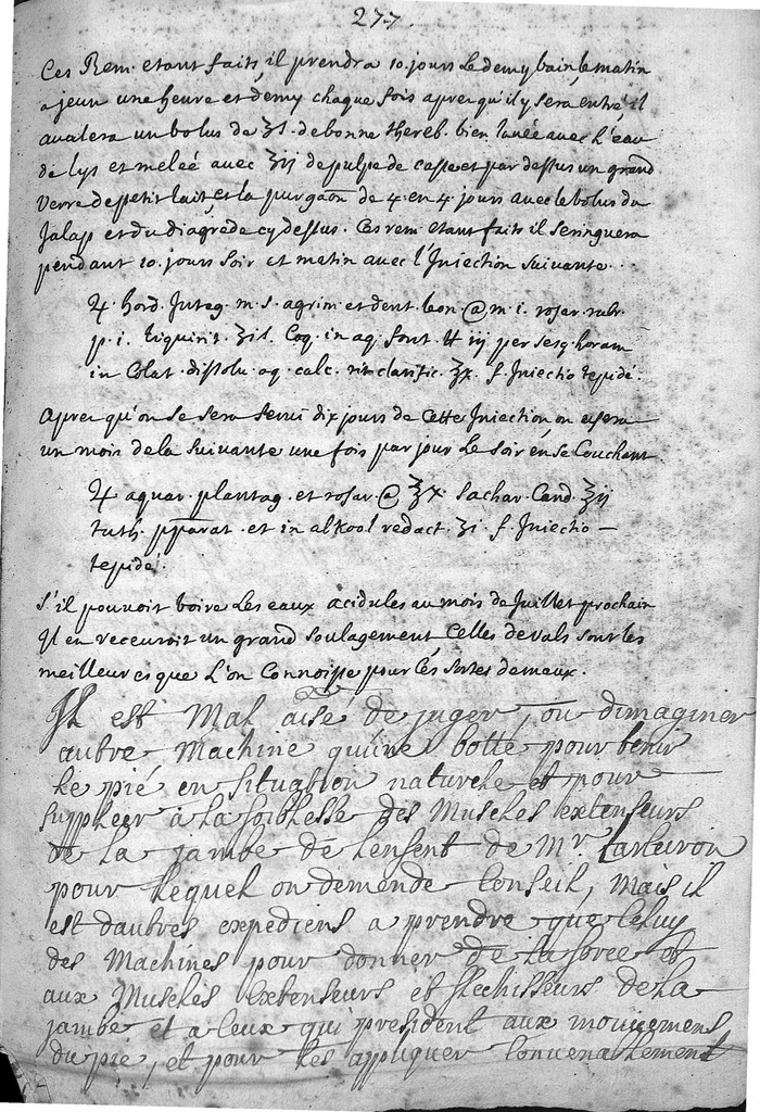 An illustration from Recueil de consultations médicales, 1695, leaf 278