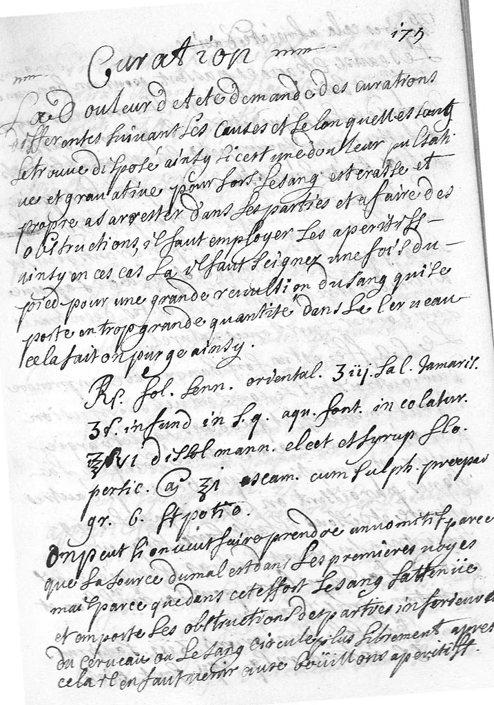 An illustration from Histoire des maladies de la teste, 1697, leaf 170