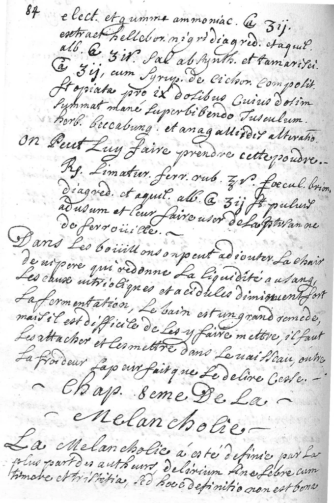 An illustration from Histoire des maladies de la teste, 1697, leaf 79